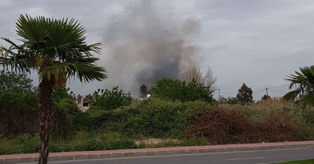 Dos incendios, en menos de quince días, junto al Palmeral de Santiago y Zaraíche Dos incendios, en menos de quince días, junto al Palmeral de Santiago y Zaraíche