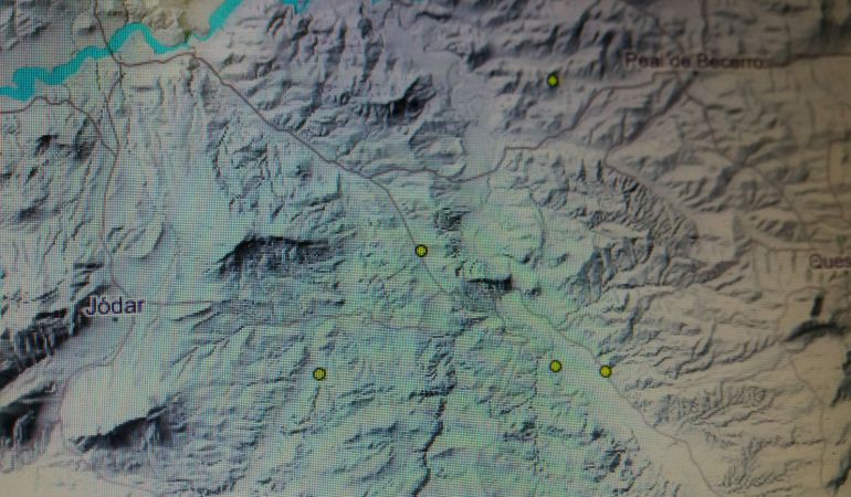 Mapa con la serie de terremotos en los tres últimos días Mapa con la serie de terremotos en los tres últimos días