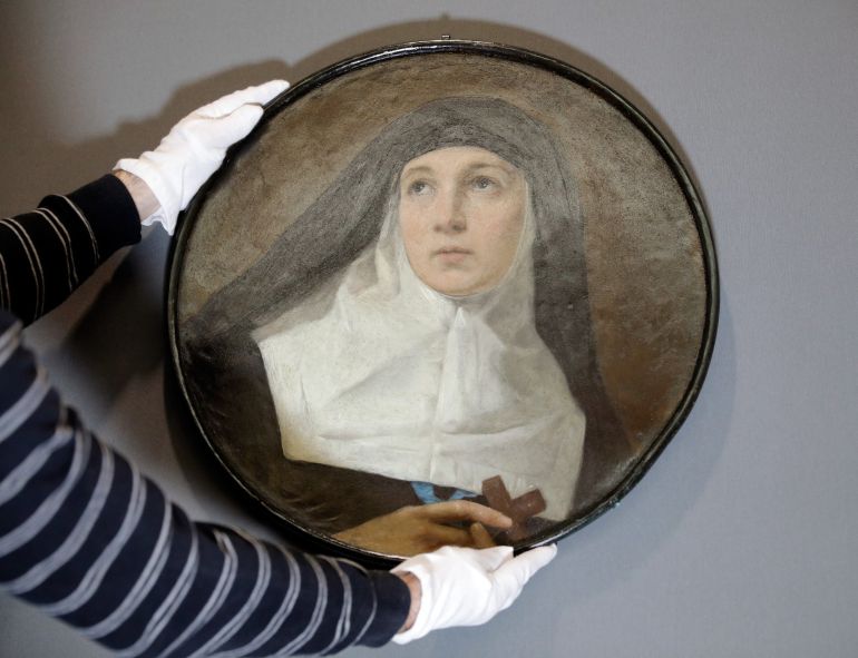 Presentación del cuadro "Retrato de monja", de Bartolomé Esteban Murillo, en el Museo de Bellas Artes de València Presentación del cuadro "Retrato de monja", de Bartolomé Esteban Murillo, en el Museo de Bellas Artes de València