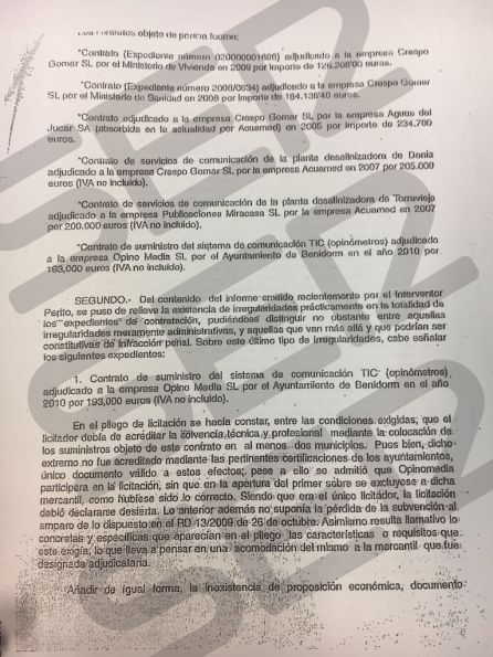 La SER desvela el auto que investiga a PSPV y Bloc La SER desvela el auto que investiga a PSPV y Bloc