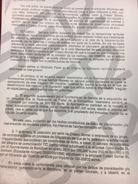 La SER desvela el auto que investiga a PSPV y Bloc La SER desvela el auto que investiga a PSPV y Bloc