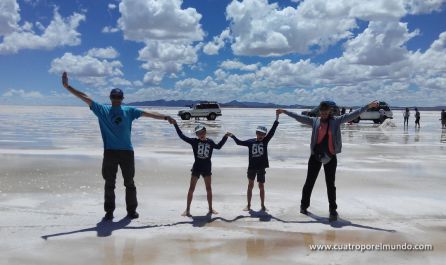En el salar de Uyuni En el salar de Uyuni