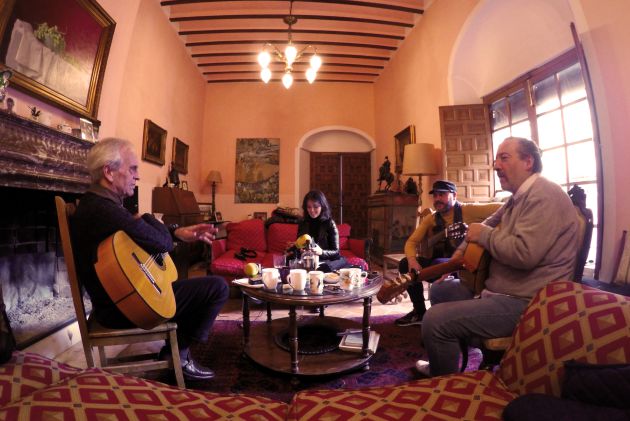 Paco Peña, Auxiliadora Toledano, Rafael Montilla y Vaqui Losada. Paco Peña, Auxiliadora Toledano, Rafael Montilla y Vaqui Losada.