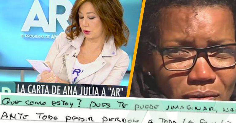Ana Julia escribe una carta en exclusiva a Ana Rosa Quintana contando su versión del asesinato de Gabriel. Ana Julia escribe una carta en exclusiva a Ana Rosa Quintana contando su versión del asesinato de Gabriel.