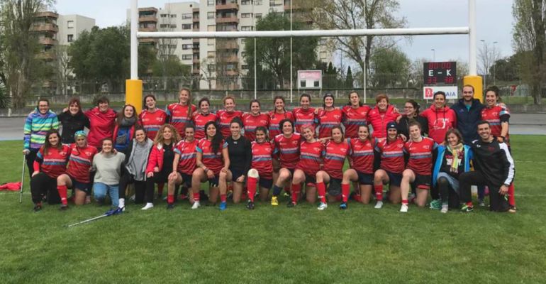 Equipo femenino de rugby del Sanse Equipo femenino de rugby del Sanse