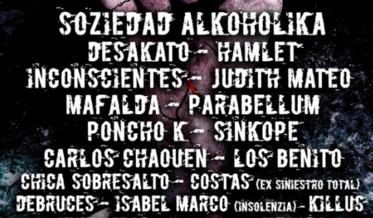 Cartel de artistas para el 13 de octubre Cartel de artistas para el 13 de octubre