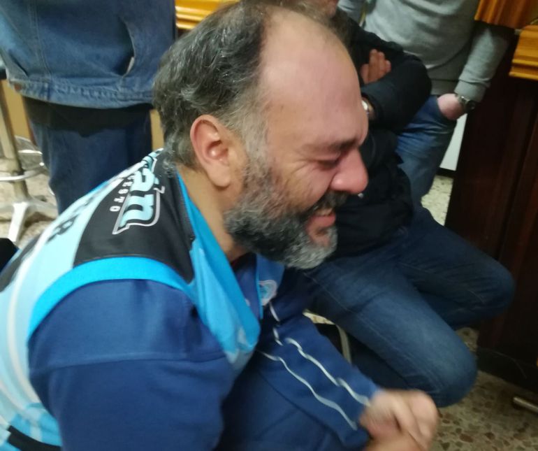Jose Areñas, nuestro compañero y speaker del Breogán, viviendo el encuentro del ascenso desde la distancia Jose Areñas, nuestro compañero y speaker del Breogán, viviendo el encuentro del ascenso desde la distancia