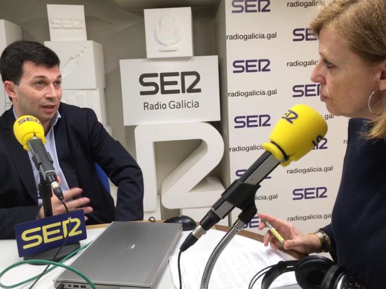 Gonzalo Caballero y Aida Pena, antes de la entrevista Gonzalo Caballero y Aida Pena, antes de la entrevista