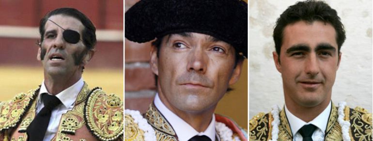 De izquierda a derecha, Juan José Padilla, Manuel Jesús 'El Cid y David Fandila 'El Fandi' De izquierda a derecha, Juan José Padilla, Manuel Jesús 'El Cid y David Fandila 'El Fandi'
