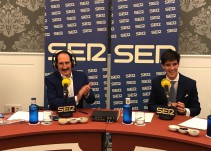 Esaú Fernández estuvo en las tertulias taurinas del Hotel Colón