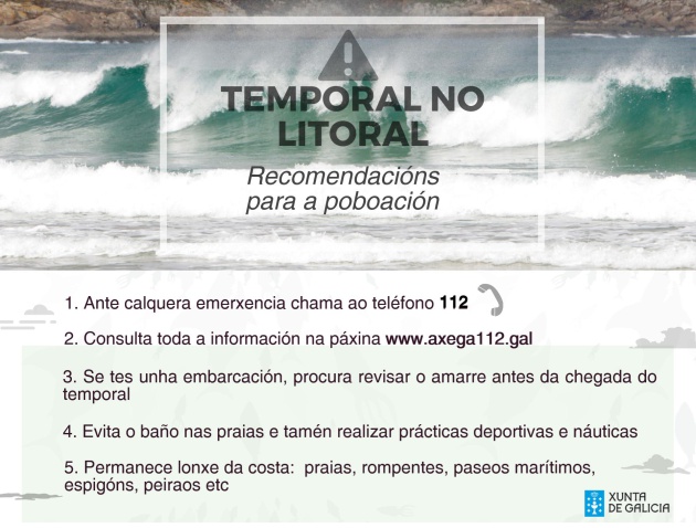 A Coruña: Alerta en el mar a pesar del calor en tierra A Coruña: Alerta en el mar a pesar del calor en tierra