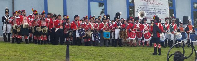 Recreación de la entrada del brigadier Fernando Casado en La Cavada (Cantabria). Recreación de la entrada del brigadier Fernando Casado en La Cavada (Cantabria).