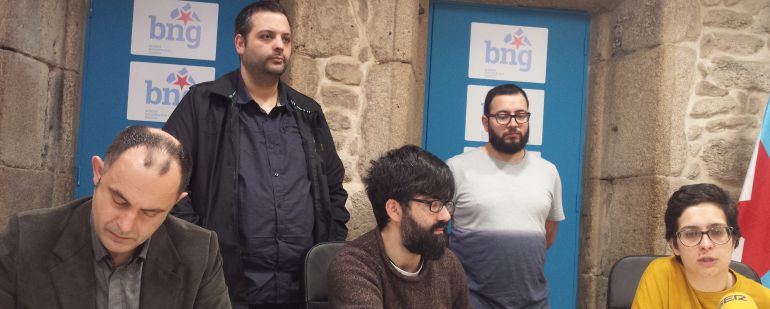 El BNG en rueda de prensa El BNG en rueda de prensa