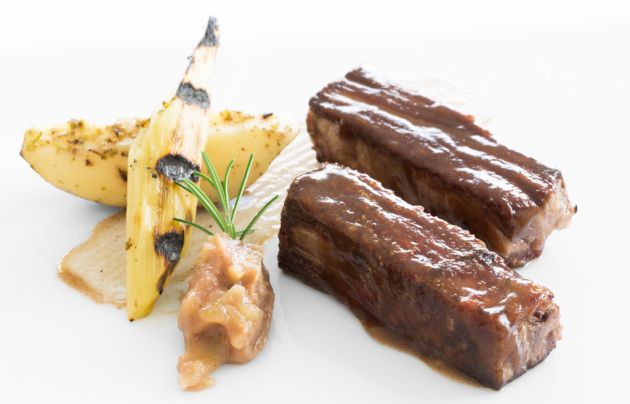 Un plato de buey del España, en Lugo Un plato de buey del España, en Lugo