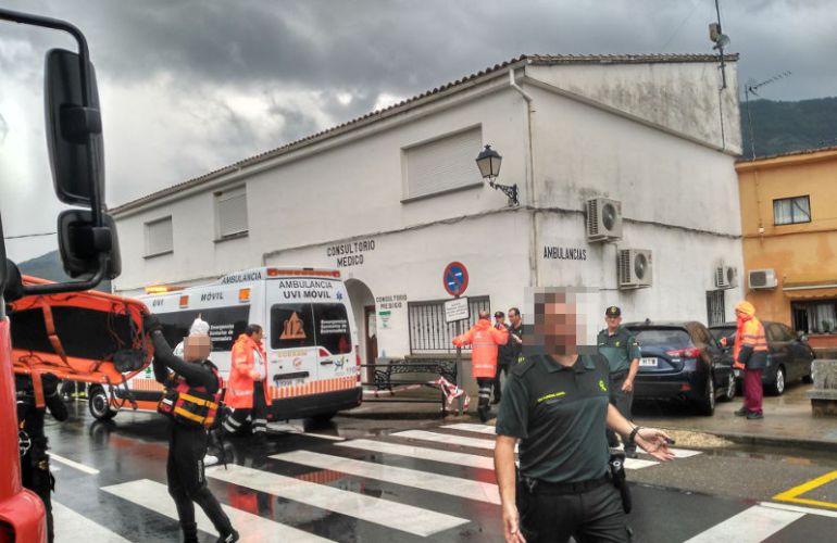 Equipos de rescate que se trasladaron a Jerte el pasado 6 de julio, fecha del accidente de barranquismo que costó la vida a 4 miembros de una familia Equipos de rescate que se trasladaron a Jerte el pasado 6 de julio, fecha del accidente de barranquismo que costó la vida a 4 miembros de una familia