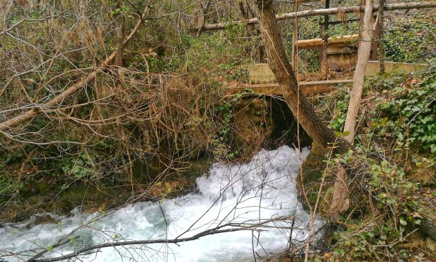 El sendero avanza en todo momento junto al río Júcar. El sendero avanza en todo momento junto al río Júcar.