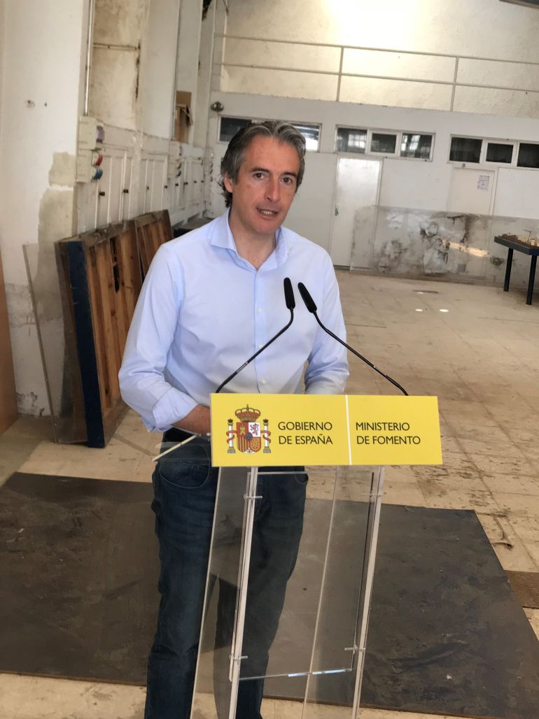 Íñigo de la Serna, este sábado en Santander. Íñigo de la Serna, este sábado en Santander.