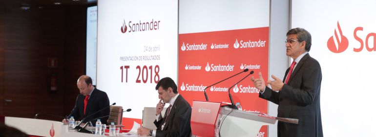 El consejero delegado del Banco Santander, José Antonio Álvarez, presenta los resultados del primer trimestre del año El consejero delegado del Banco Santander, José Antonio Álvarez, presenta los resultados del primer trimestre del año