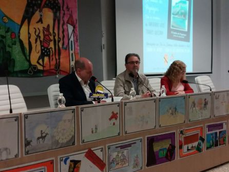 Momento de la intervención del alcalde, en lapresentación del libro Momento de la intervención del alcalde, en lapresentación del libro