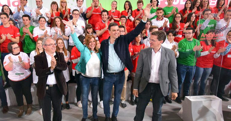 Dirigentes socialistas de Andalucía y Almería consideran vitales los trasvases. Dirigentes socialistas de Andalucía y Almería consideran vitales los trasvases.