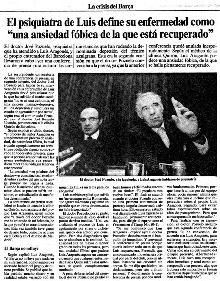 Un médico de Cuenca, la antidroga, el FBI y la depresión de Luis Aragonés Un médico de Cuenca, la antidroga, el FBI y la depresión de Luis Aragonés