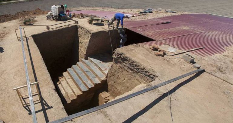 Yacimiento del Turuñuelo en Guareña Yacimiento del Turuñuelo en Guareña