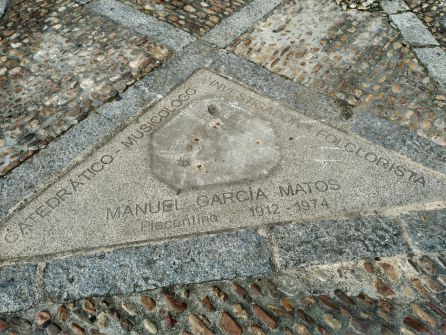 Detalle de la zona donde se ubica la escultua a Manuel García Matos Detalle de la zona donde se ubica la escultua a Manuel García Matos