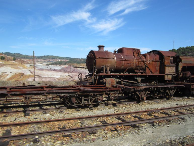 El ferrocarril de las minas va a llegar al Puerto de Huelva El ferrocarril de las minas va a llegar al Puerto de Huelva