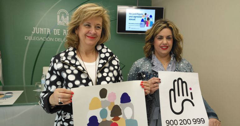 Teresa Vega y Beatriz Martín durante la presentación de la campaña del IAM Teresa Vega y Beatriz Martín durante la presentación de la campaña del IAM