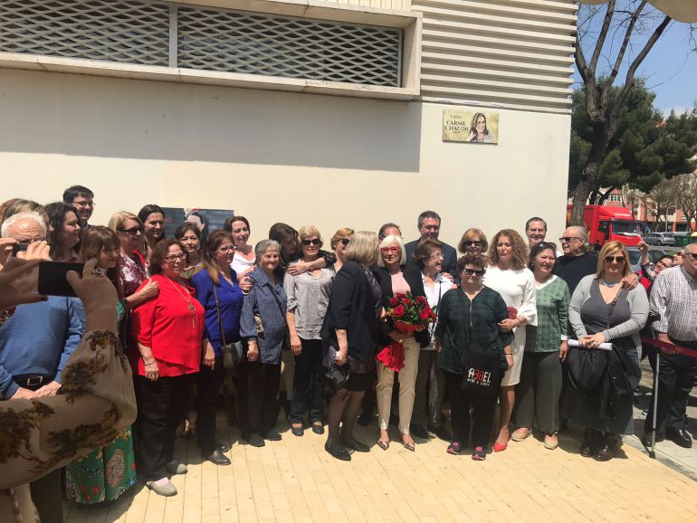 Sevilla dedica una calle a Carme Chacón Sevilla dedica una calle a Carme Chacón