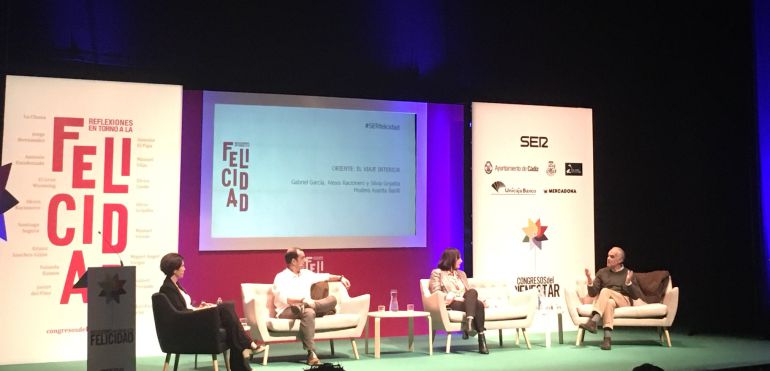 Ayanta Barilli, Alexis Racionero, Silvia Grijalba y Gabriel García, en el Congreso del Bienestar de Cádiz Ayanta Barilli, Alexis Racionero, Silvia Grijalba y Gabriel García, en el Congreso del Bienestar de Cádiz