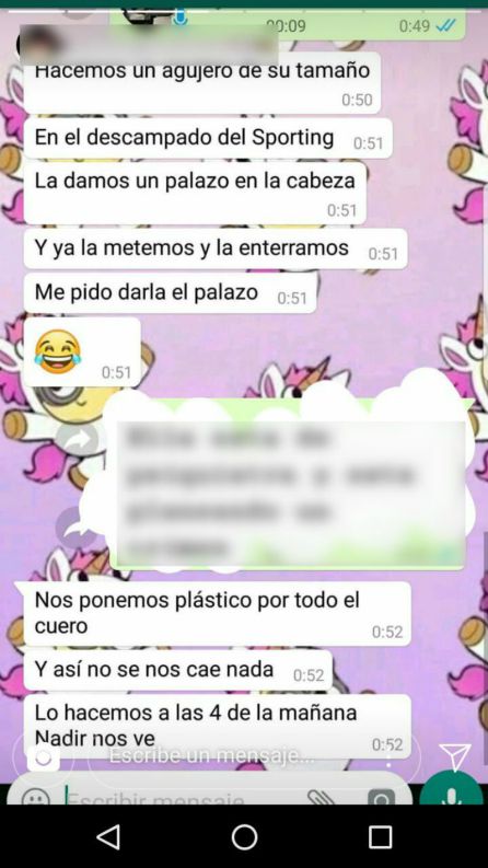 Una de las denunciadas escribe en rede sociales un día después de declarar en el juicio Una de las denunciadas escribe en rede sociales un día después de declarar en el juicio