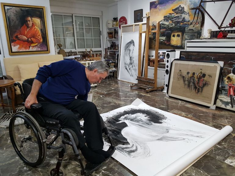 El pintor José Ángel Ramírez Cuenca, albaceteño reconocido en Madrid El pintor José Ángel Ramírez Cuenca, albaceteño reconocido en Madrid