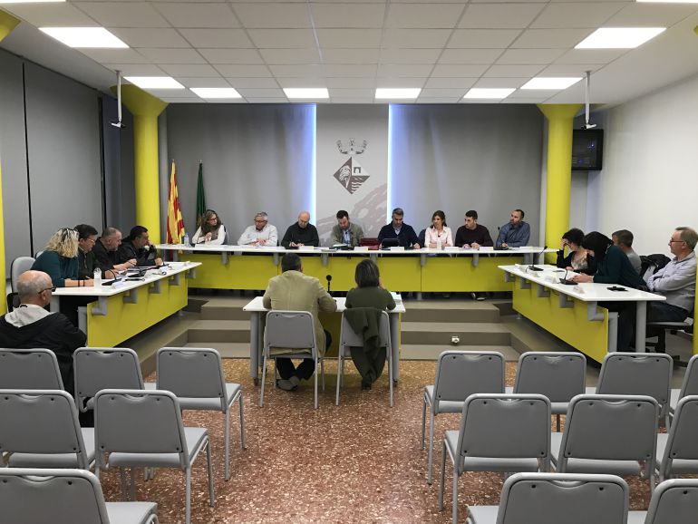 Imatge d'arxiu d'una sessió plenària a l'Ajuntament de Deltebre. Imatge d'arxiu d'una sessió plenària a l'Ajuntament de Deltebre.