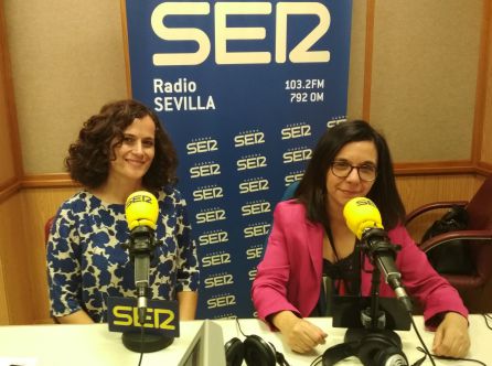 Verónica Durán y Nuria Lupiáñez, directoras de la Feria del Libro de Sevilla Verónica Durán y Nuria Lupiáñez, directoras de la Feria del Libro de Sevilla