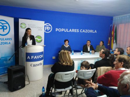 María José Lara habló a los asistentes a la reinauguracion de la sede del PP sobre sus objetivos para el partido en Cazorla María José Lara habló a los asistentes a la reinauguracion de la sede del PP sobre sus objetivos para el partido en Cazorla