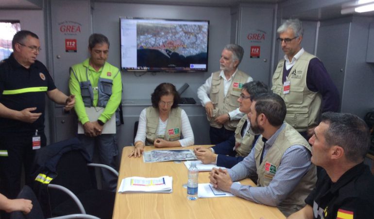 Simulacro de terremoto en Adra. Simulacro de terremoto en Adra.