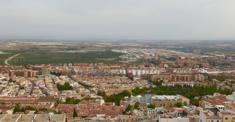 Panorámica de Jaén. Panorámica de Jaén.