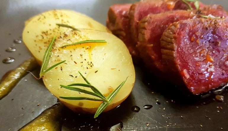 Un plato de Mesón de Alberto Un plato de Mesón de Alberto