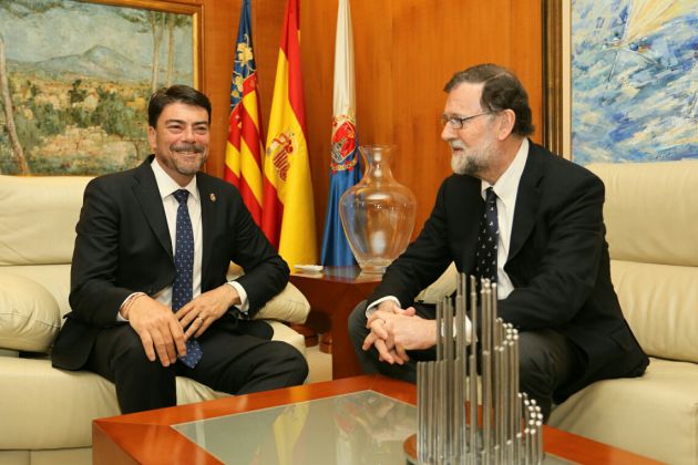 Luis Barcala y Mariano Rajoy Luis Barcala y Mariano Rajoy