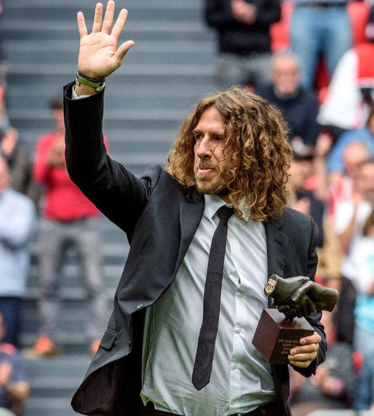 Carles Puyol recibe el 'One Club Player' Carles Puyol recibe el 'One Club Player'