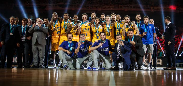 El UCAM Murcia acaba tercero en su debut en la Champions League El UCAM Murcia acaba tercero en su debut en la Champions League