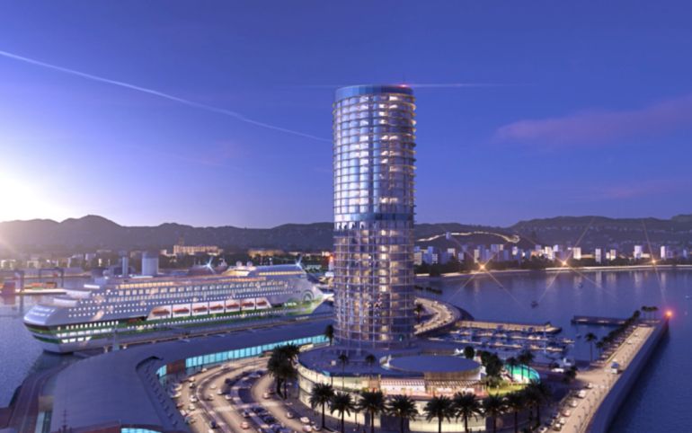 La polémica sobre el hotel cinco estrellas gran lujo del puerto de Málaga: Puertos del Estado elude pronunciarse sobre el impacto visual de la torre La polémica sobre el hotel cinco estrellas gran lujo del puerto de Málaga: Puertos del Estado elude pronunciarse sobre el impacto visual de la torre