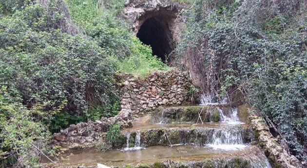 Inicio del túnel que comunica el río Júcar con el Huécar. Inicio del túnel que comunica el río Júcar con el Huécar.