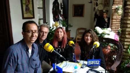 José María Martín, Ramón Medina, Alba y Lucía Moon. José María Martín, Ramón Medina, Alba y Lucía Moon.