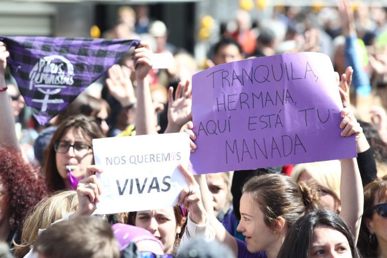 Manifestación contra el fallo judicial del caso de La Manada Manifestación contra el fallo judicial del caso de La Manada
