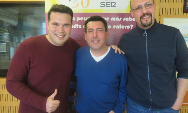 Roberto Gómez, José Manuel Córdoba y Antonio Caro Roberto Gómez, José Manuel Córdoba y Antonio Caro