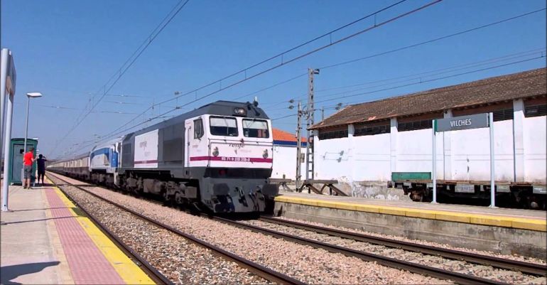 Corte del trafico ferreo a la altura de Vílches Corte del trafico ferreo a la altura de Vílches