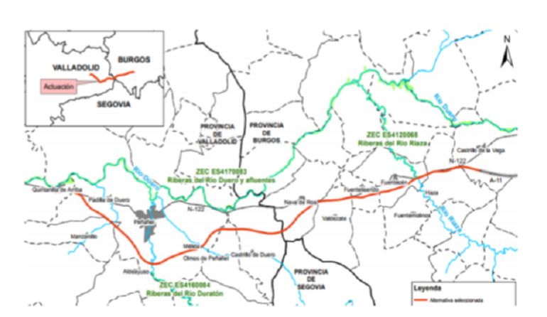 Mapa del trazado aprobado Mapa del trazado aprobado
