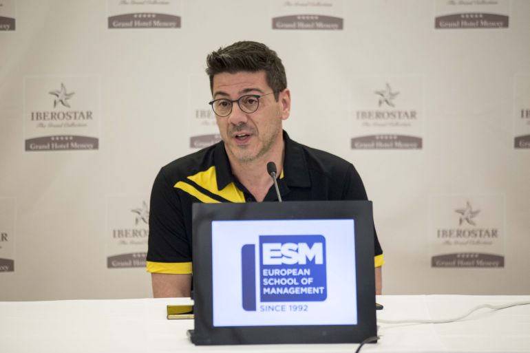 El entrenador aurinegro espera poder vencer al conjunto culé El entrenador aurinegro espera poder vencer al conjunto culé